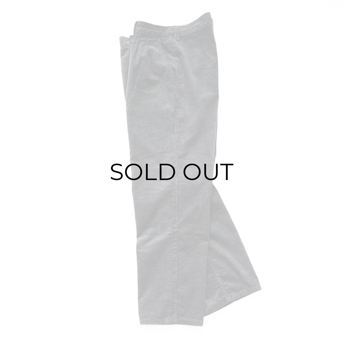 画像2: 80's MUSTANG COTTON WIDE WALE CORDUROY TUCK PANTS【W30 x L27.5 程度】 (2)