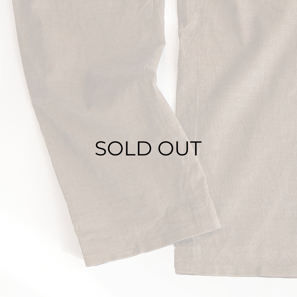 画像6: Heruc Galeria COTTON CASHMERE CORDUROY TUCK PANTS【W33 x L33 程度】 (6)