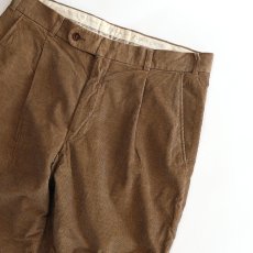 画像4: Heruc Galeria COTTON CASHMERE CORDUROY TUCK PANTS【W33 x L33 程度】 (4)