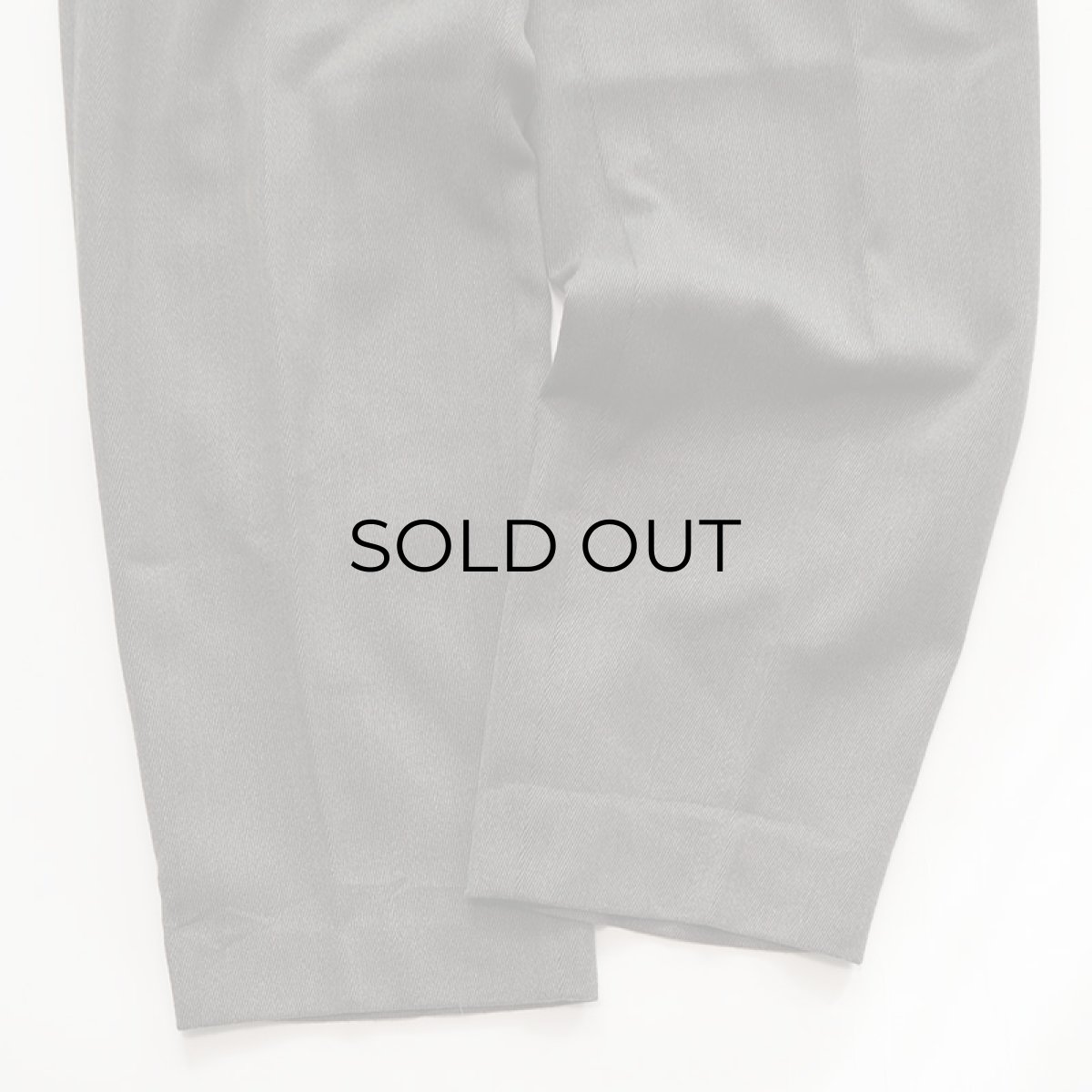 画像6: Old River WOOL POLYESTER WHIPCOAD TUCK SLACKS "MADE IN ITALY" 【W31 x L29 程度】 (6)