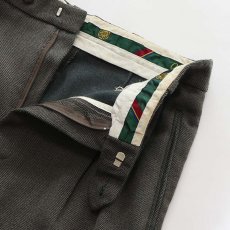 画像5: Old River WOOL POLYESTER WHIPCOAD TUCK SLACKS "MADE IN ITALY" 【W31 x L29 程度】 (5)