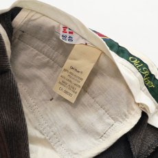 画像10: Old River WOOL POLYESTER WHIPCOAD TUCK SLACKS "MADE IN ITALY" 【W31 x L29 程度】 (10)