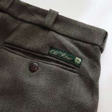 画像8: Old River WOOL POLYESTER WHIPCOAD TUCK SLACKS "MADE IN ITALY" 【W31 x L29 程度】 (8)