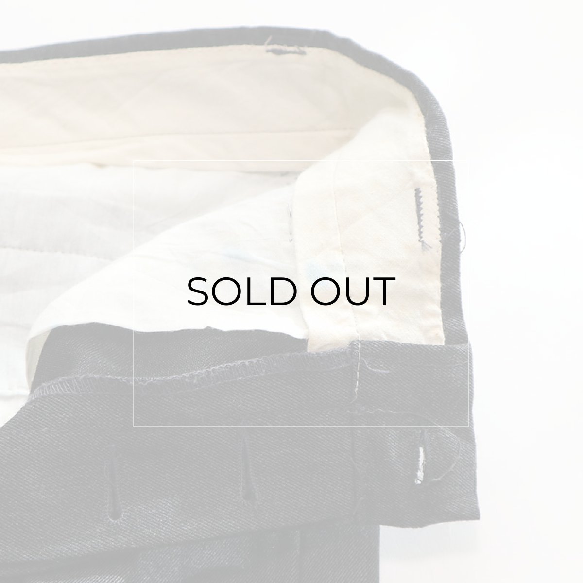 画像10: OLD FERRI WOOL TUCK SLACKS "MADE IN FRANCE" 【W30 x L28 程度】 (10)