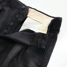 画像4: OLD FERRI WOOL TUCK SLACKS "MADE IN FRANCE" 【W30 x L28 程度】 (4)