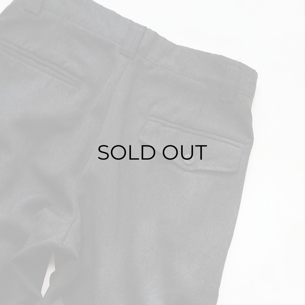 画像6: OLD FERRI WOOL TUCK SLACKS "MADE IN FRANCE" 【W30 x L28 程度】 (6)