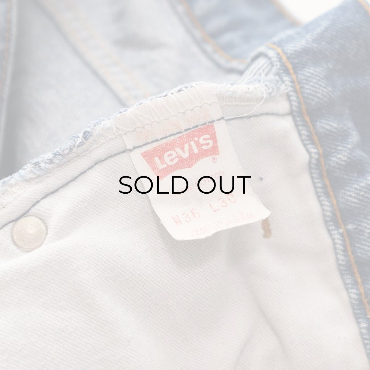 画像12: LEVI'S 505 DENIM PANTS "made in USA" 【W36 x L28 程度】 (12)