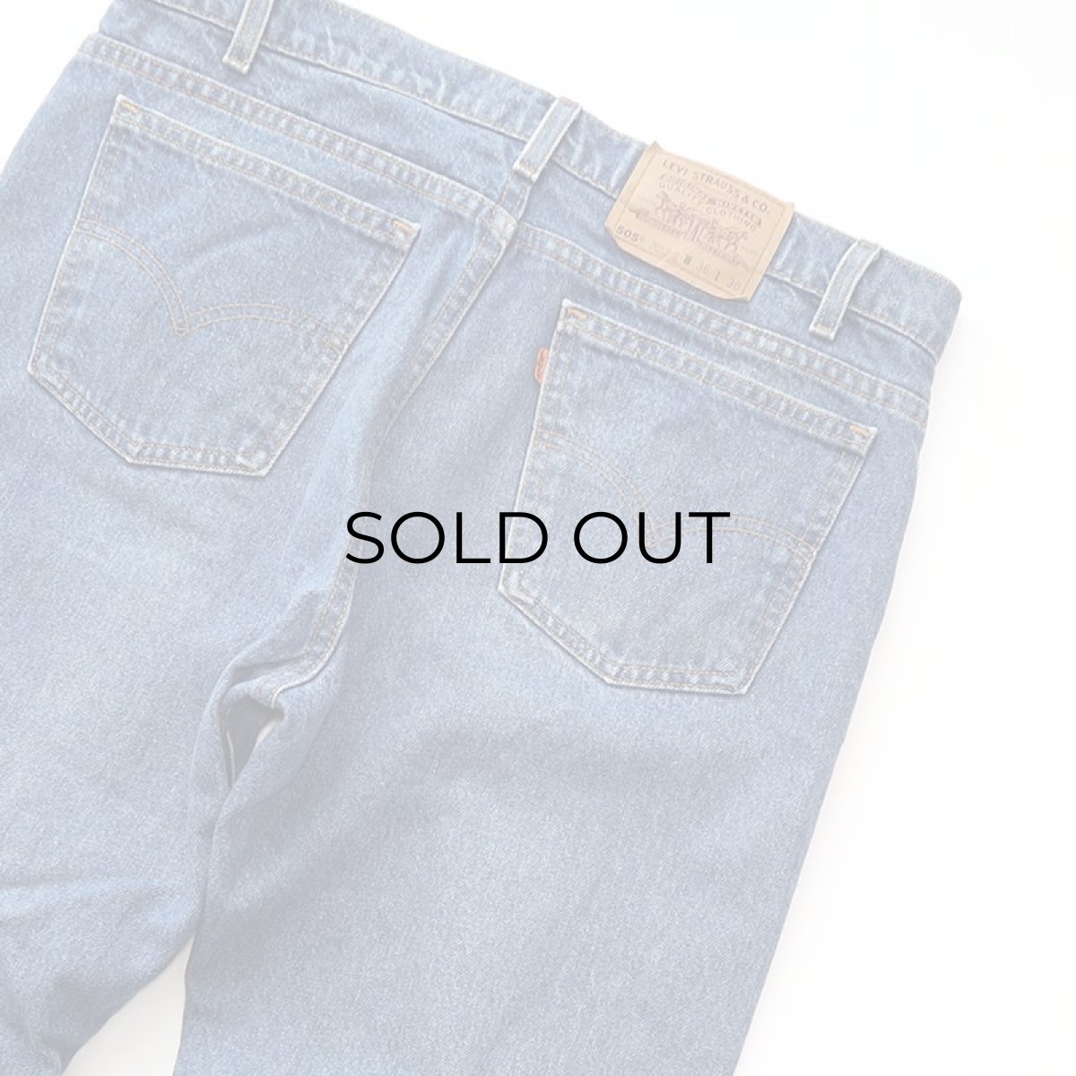 画像9: LEVI'S 505 DENIM PANTS "made in USA" 【W36 x L29 程度】 (9)