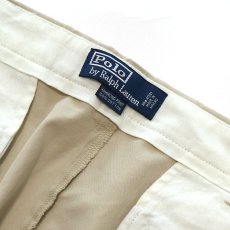 画像7: Polo by Ralph Lauren Lt.Oz. COTTON TWILL TUCK PANTS【W37 x L28 程度】 (7)