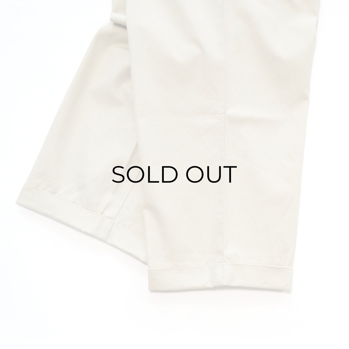 画像6: Polo by Ralph Lauren Lt.Oz. COTTON TWILL TUCK PANTS【W37 x L28 程度】 (6)
