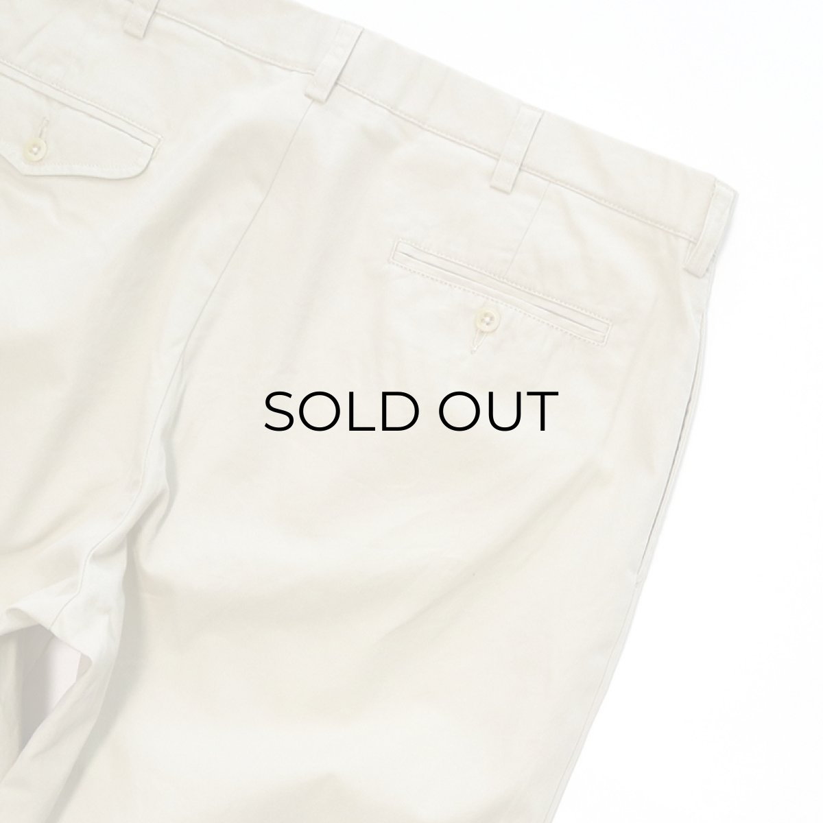 画像5: Polo by Ralph Lauren Lt.Oz. COTTON TWILL TUCK PANTS【W37 x L28 程度】 (5)