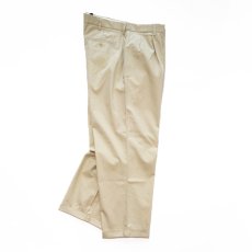 画像2: Polo by Ralph Lauren Lt.Oz. COTTON TWILL TUCK PANTS【W37 x L28 程度】 (2)