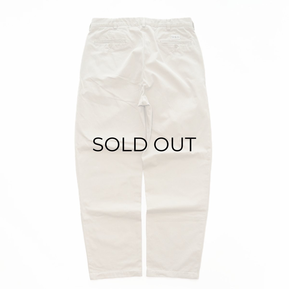 画像3: 90's Polo by Ralph Lauren "POLO CHINO" COTTON TWILL TUCK PANTS【W34 x L32 程度】 (3)
