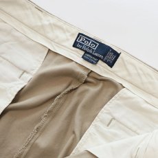 画像6: 90's Polo by Ralph Lauren "POLO CHINO" COTTON TWILL TUCK PANTS【W34 x L32 程度】 (6)