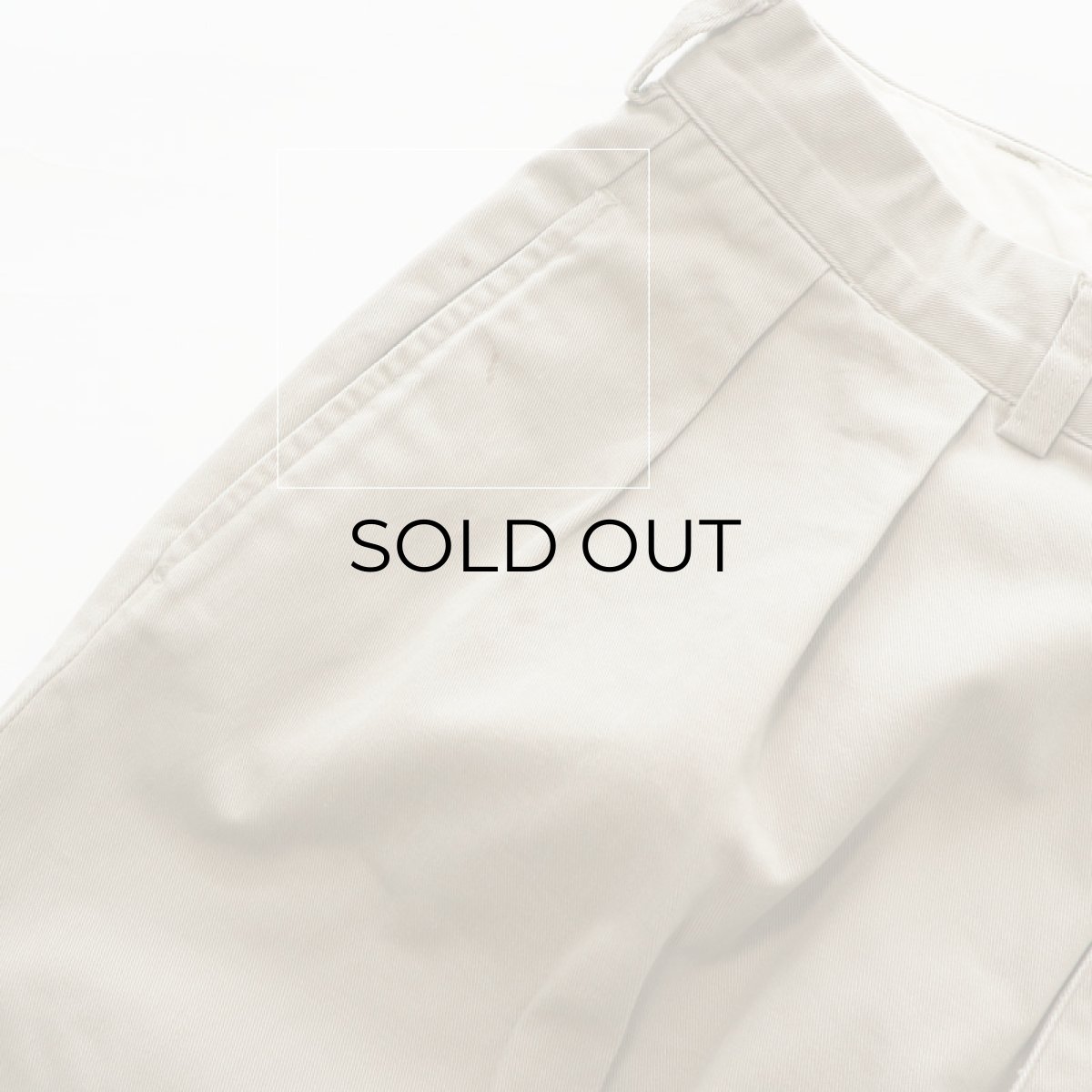 画像9: 90's Polo by Ralph Lauren "POLO CHINO" COTTON TWILL TUCK PANTS【W34 x L32 程度】 (9)