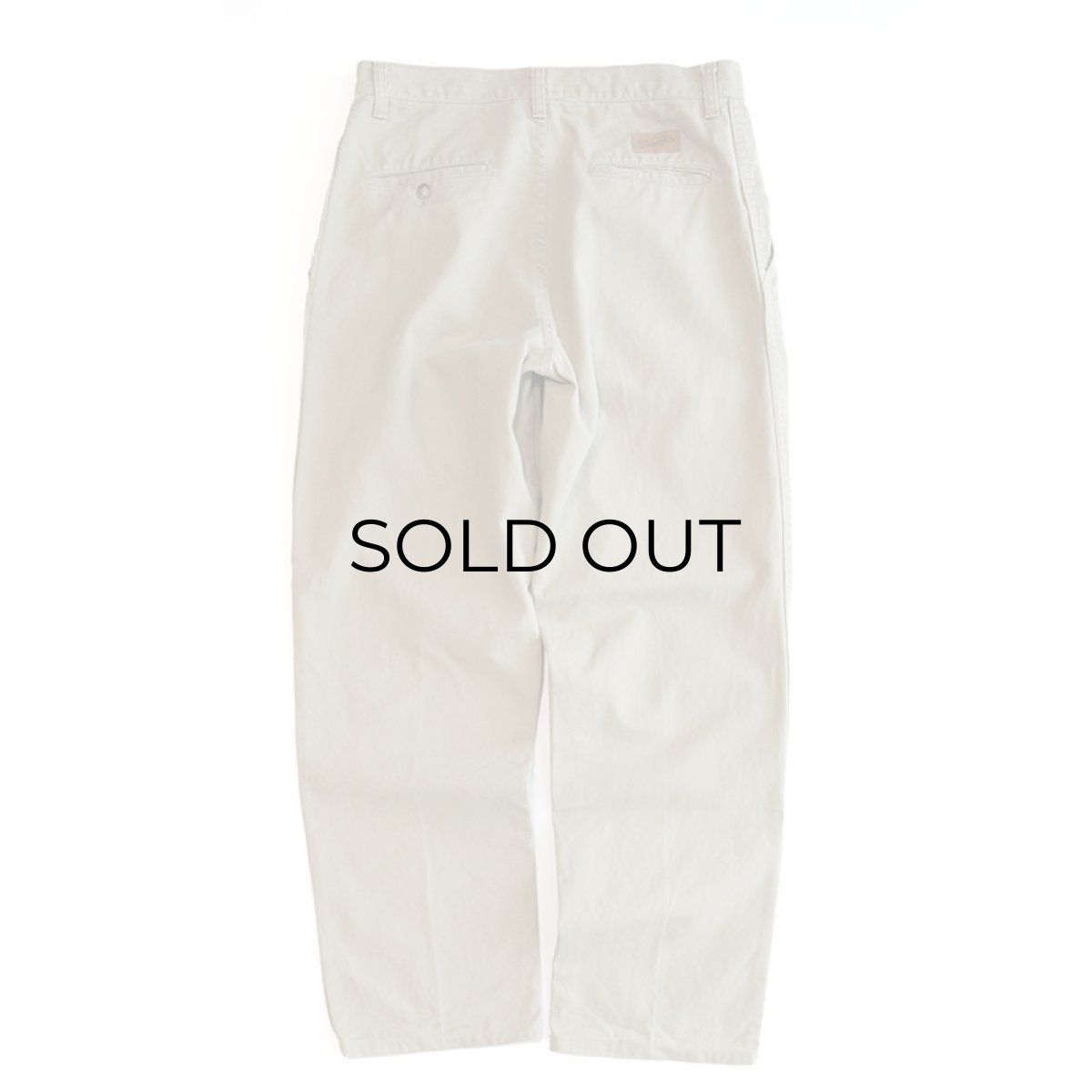 画像3: 80's Wrangler COTTON TWILL TUCK PANTS "MADE IN USA"【W32 x L30 程度】 (3)