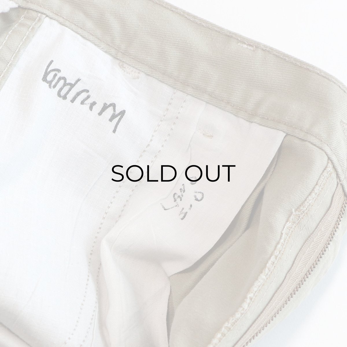 画像9: 80's Wrangler COTTON TWILL TUCK PANTS "MADE IN USA"【W32 x L30 程度】 (9)