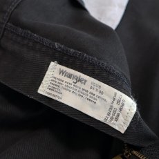 画像8: 〜90's Wrangler BLACK COTTON TWILL TUCK PANTS "MADE IN USA"【W35 x L30.5 程度】 (8)