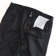 画像4: 〜90's Wrangler BLACK COTTON TWILL TUCK PANTS "MADE IN USA"【W35 x L30.5 程度】 (4)