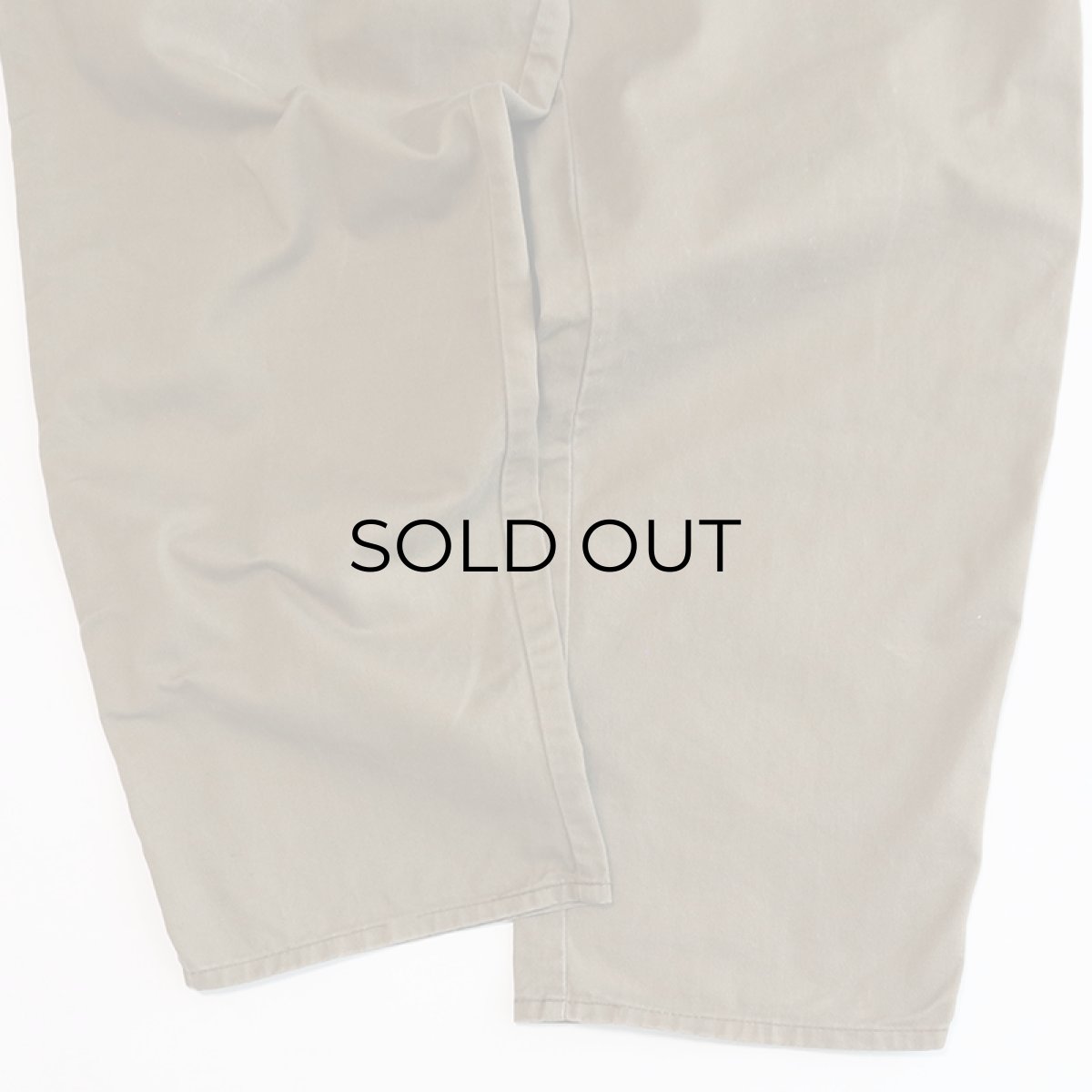 画像5: 〜90's DOCKERS COTTON TWILL TUCK PANTS【W34 x L29.5 程度】 (5)