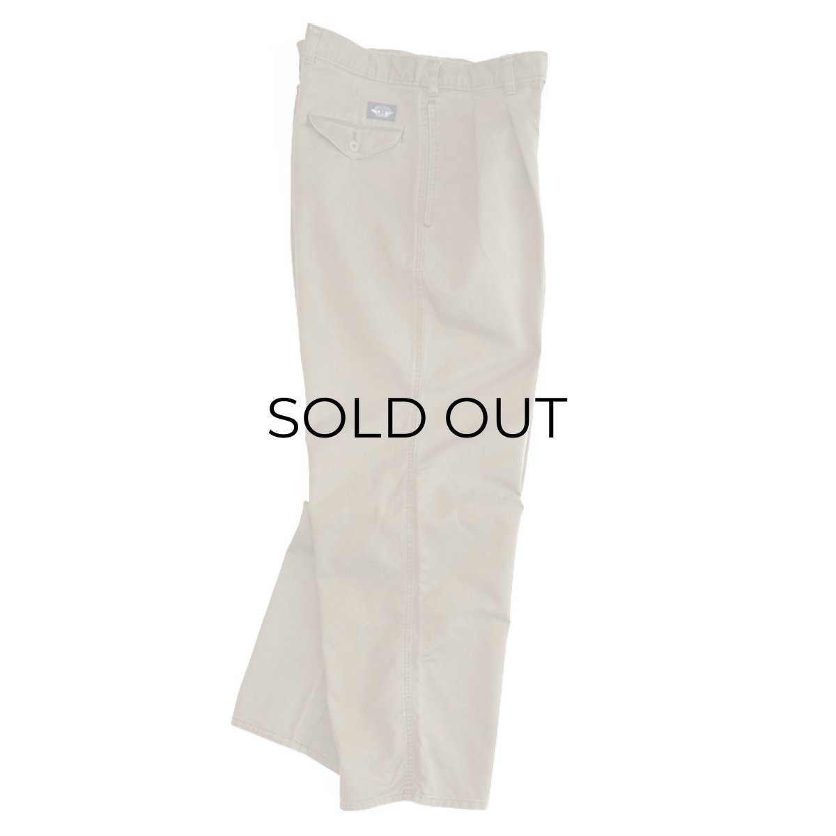 画像2: 〜90's DOCKERS COTTON TWILL TUCK PANTS【W34 x L29.5 程度】 (2)