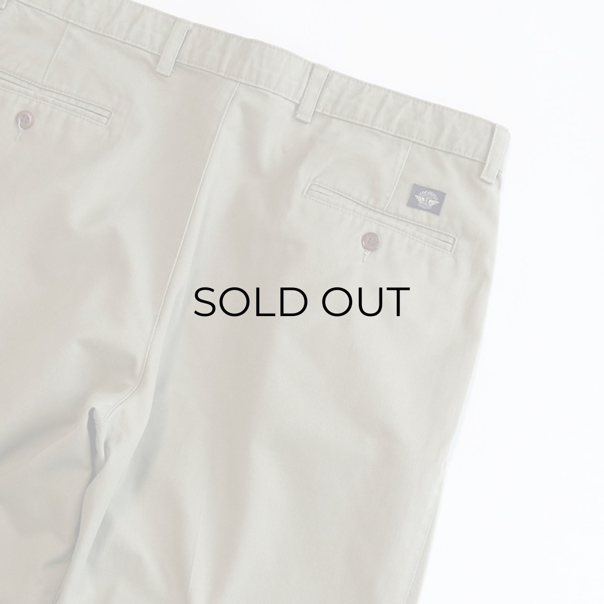 画像7: DOCKERS COTTON TWILL TUCK PANTS【W36 x L31 程度】 (7)