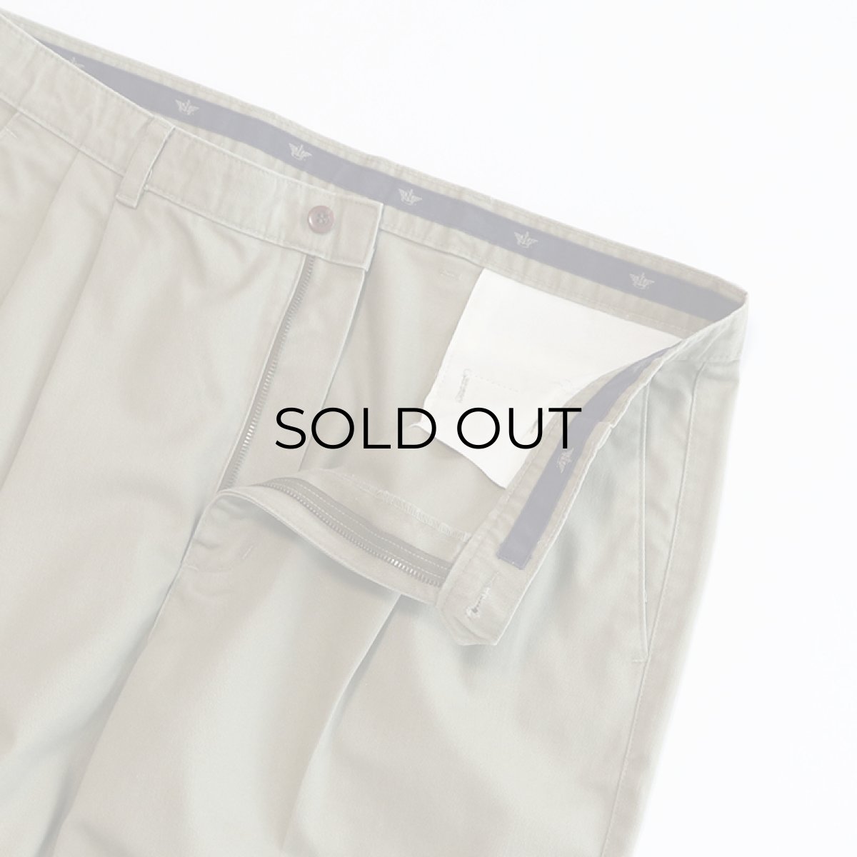画像4: DOCKERS COTTON TWILL TUCK PANTS【W36 x L31 程度】 (4)