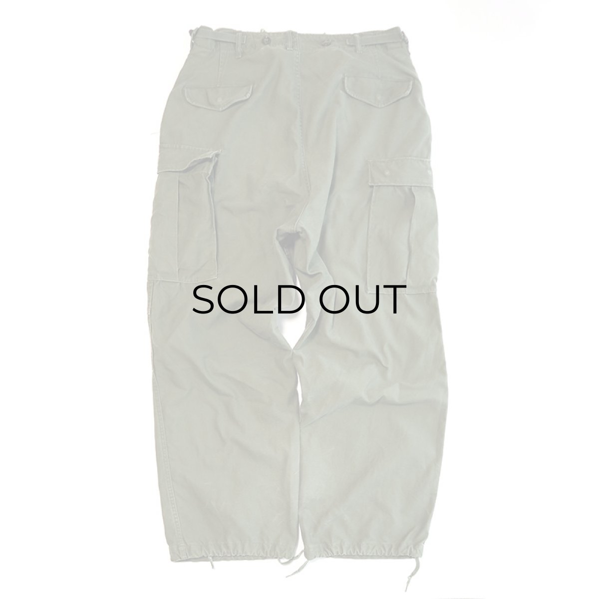 画像4: 50's US ARMY M-51 COTTON SATEEN FIELD CARGO PANTS【MEDIUM-REGULAR】 (4)
