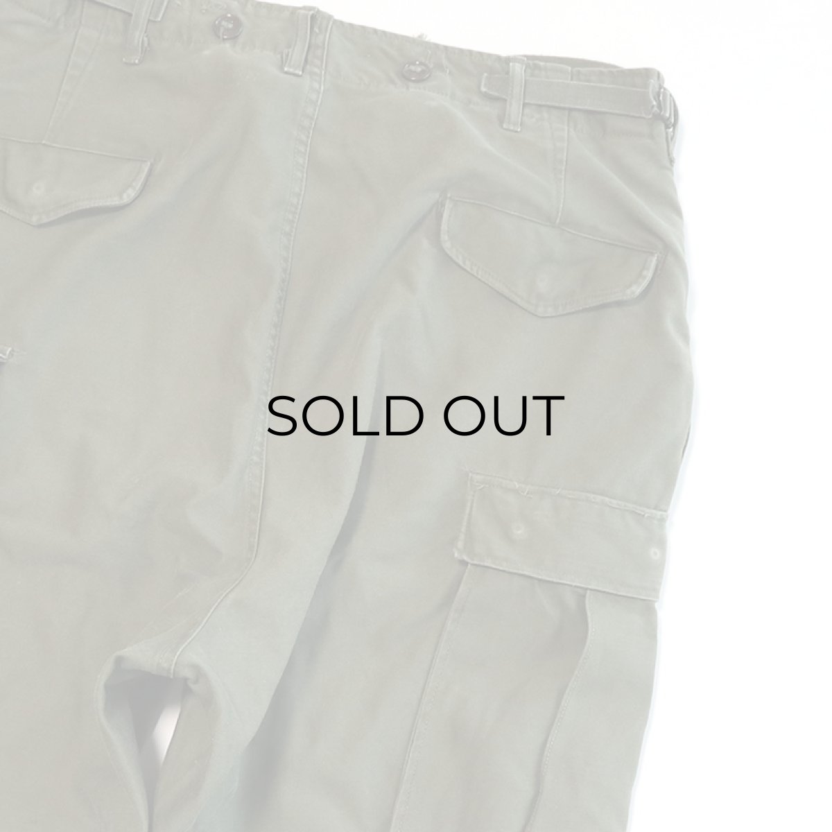 画像7: 50's US ARMY M-51 COTTON SATEEN FIELD CARGO PANTS【MEDIUM-REGULAR】 (7)