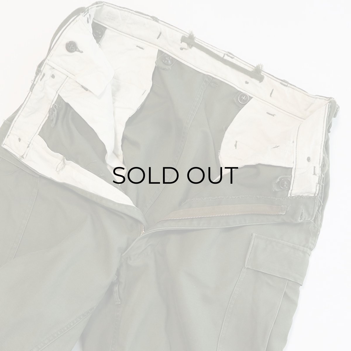 画像5: 50's US ARMY M-51 COTTON SATEEN FIELD CARGO PANTS【MEDIUM-REGULAR】 (5)