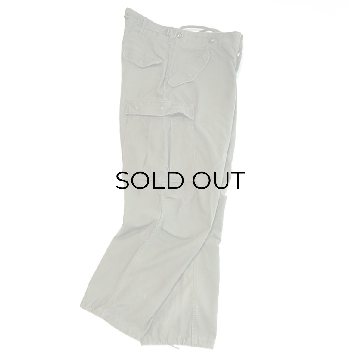 画像3: 50's US ARMY M-51 COTTON SATEEN FIELD CARGO PANTS【MEDIUM-REGULAR】 (3)