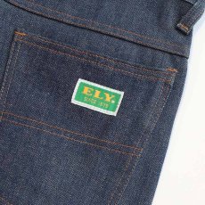 画像12: 70's-80's ELY COTTON DENIM BOOTS CUT PANTS "DEADSTOCK"【W31 x L37 程度】 (12)