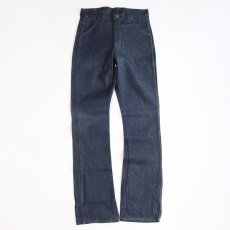 画像2: 70's-80's ELY COTTON DENIM BOOTS CUT PANTS "DEADSTOCK"【W31 x L37 程度】 (2)