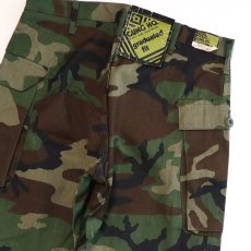 画像7: 〜80's GUNG HO COTTON NYLON WOODLAND CAMOUFLAGE M-43 style CARGO PANTS "DEADSTOCK"【W34 x L32 程度】 (7)