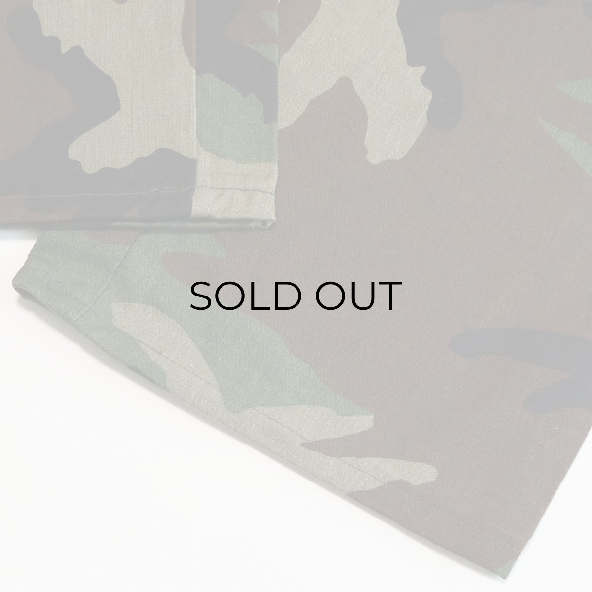 画像10: 〜80's GUNG HO COTTON NYLON WOODLAND CAMOUFLAGE M-43 style CARGO PANTS "DEADSTOCK"【W34 x L32 程度】 (10)