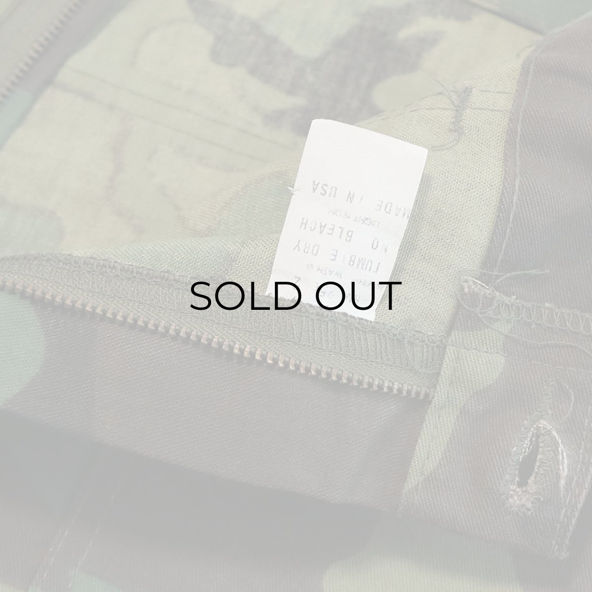 画像10: 〜80's GUNG HO COTTON NYLON WOODLAND CAMOUFLAGE BAKER style WORK PANTS "DEADSTOCK"【W32 x L34 程度】 (10)