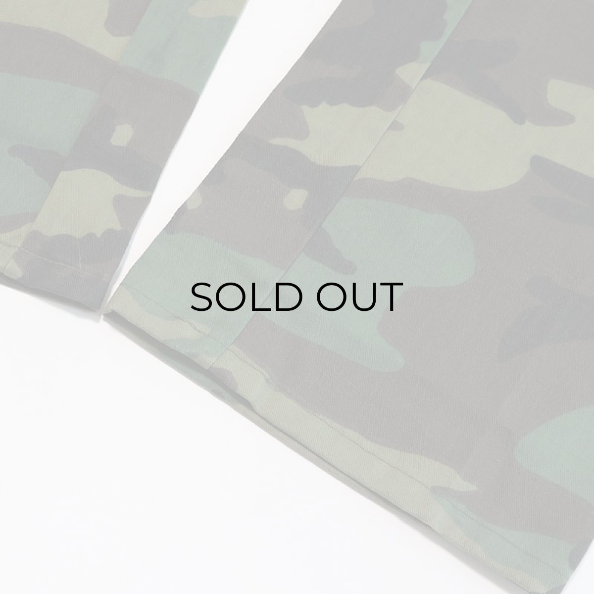 画像7: 〜80's GUNG HO COTTON NYLON WOODLAND CAMOUFLAGE BAKER style WORK PANTS "DEADSTOCK"【W32 x L34 程度】 (7)