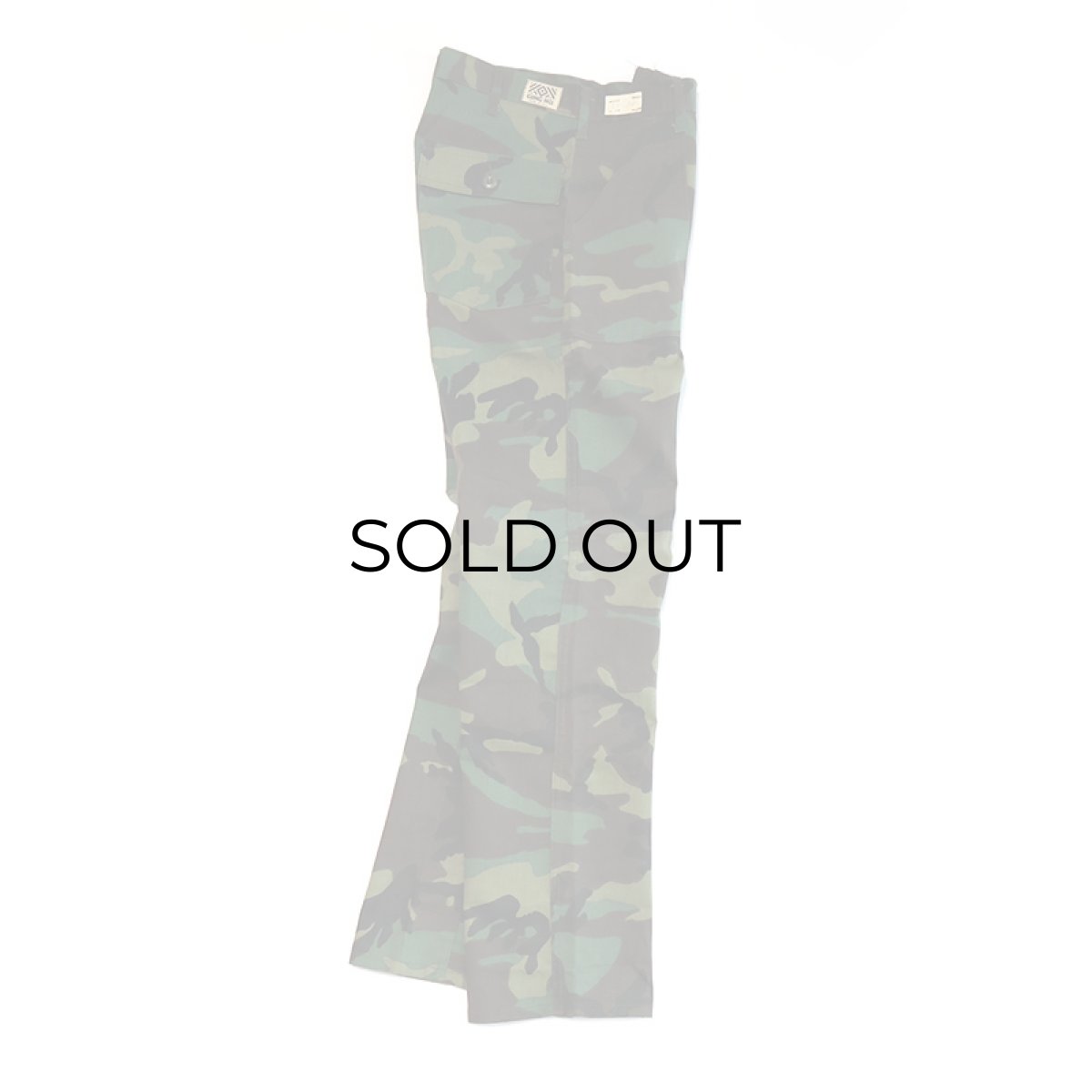 画像3: 〜80's GUNG HO COTTON NYLON WOODLAND CAMOUFLAGE BAKER style WORK PANTS "DEADSTOCK"【W32 x L34 程度】 (3)