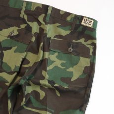 画像8: 〜80's GUNG HO COTTON NYLON WOODLAND CAMOUFLAGE BAKER style WORK PANTS "DEADSTOCK"【W34 x L30 程度】 (8)
