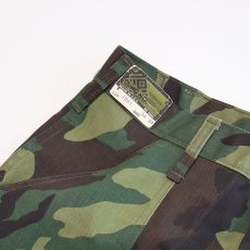 画像9: 〜80's GUNG HO COTTON NYLON WOODLAND CAMOUFLAGE BAKER style WORK PANTS "DEADSTOCK"【W34 x L30 程度】 (9)