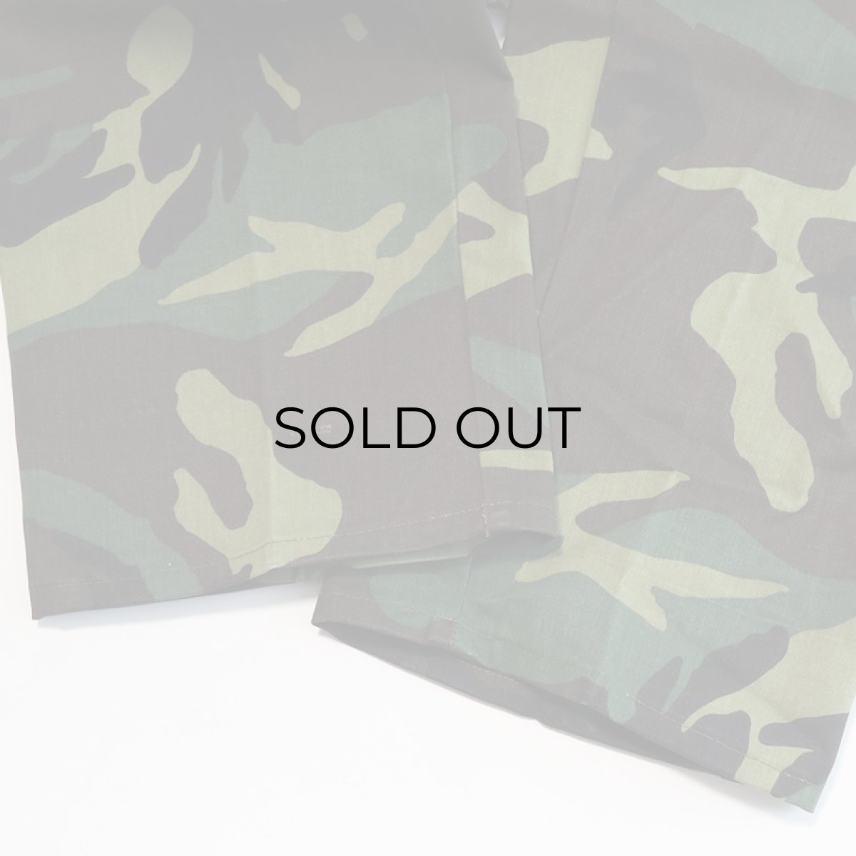 画像7: 〜80's GUNG HO COTTON NYLON WOODLAND CAMOUFLAGE BAKER style WORK PANTS "DEADSTOCK"【W34 x L30 程度】 (7)