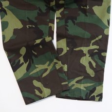 画像6: 〜80's GUNG HO COTTON NYLON WOODLAND CAMOUFLAGE BAKER style WORK PANTS "DEADSTOCK"【W34 x L30 程度】 (6)