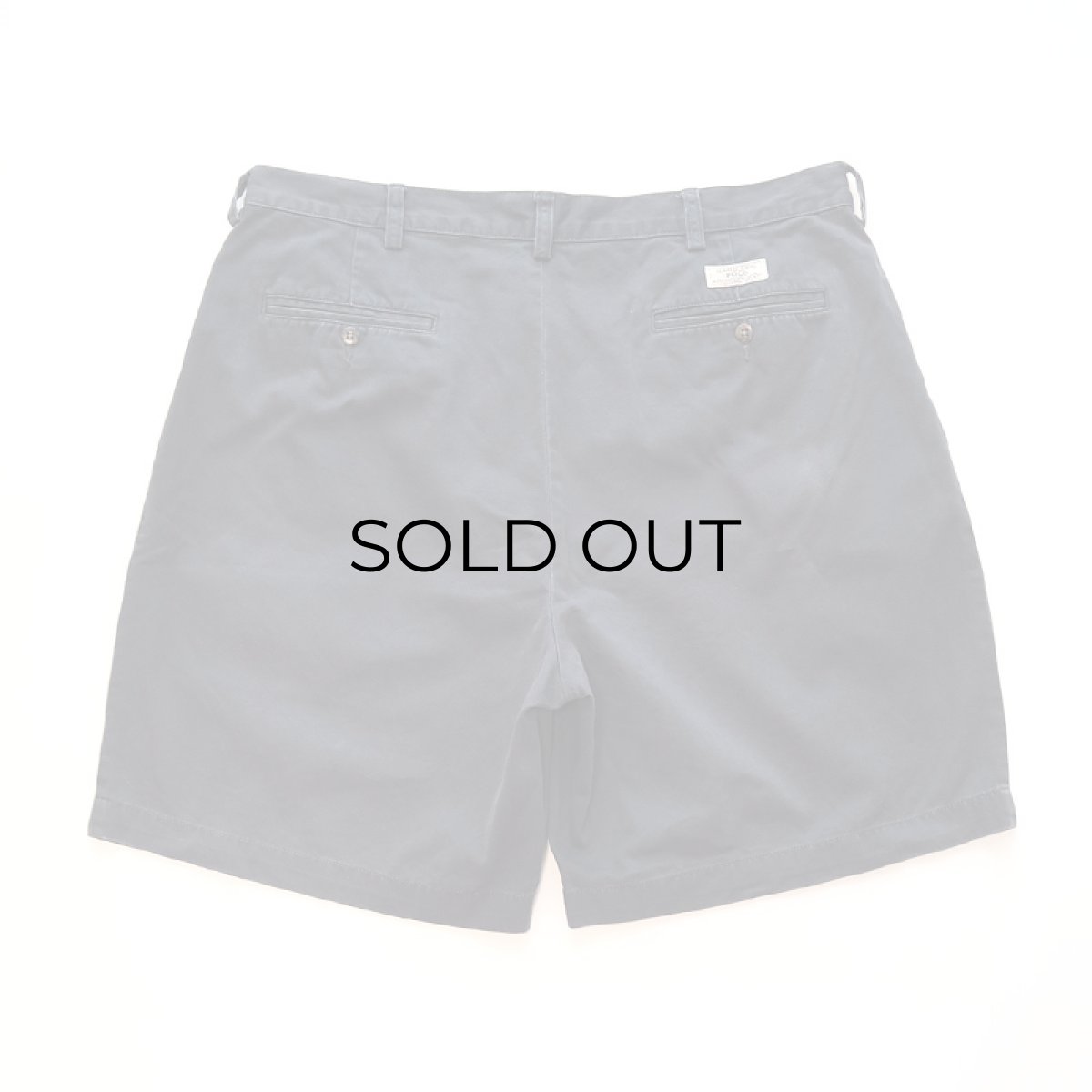 画像3: Polo by Ralph Lauren "POLO CHINO" COTTON TWILL TUCK SHORTS 【W38 程度】 (3)