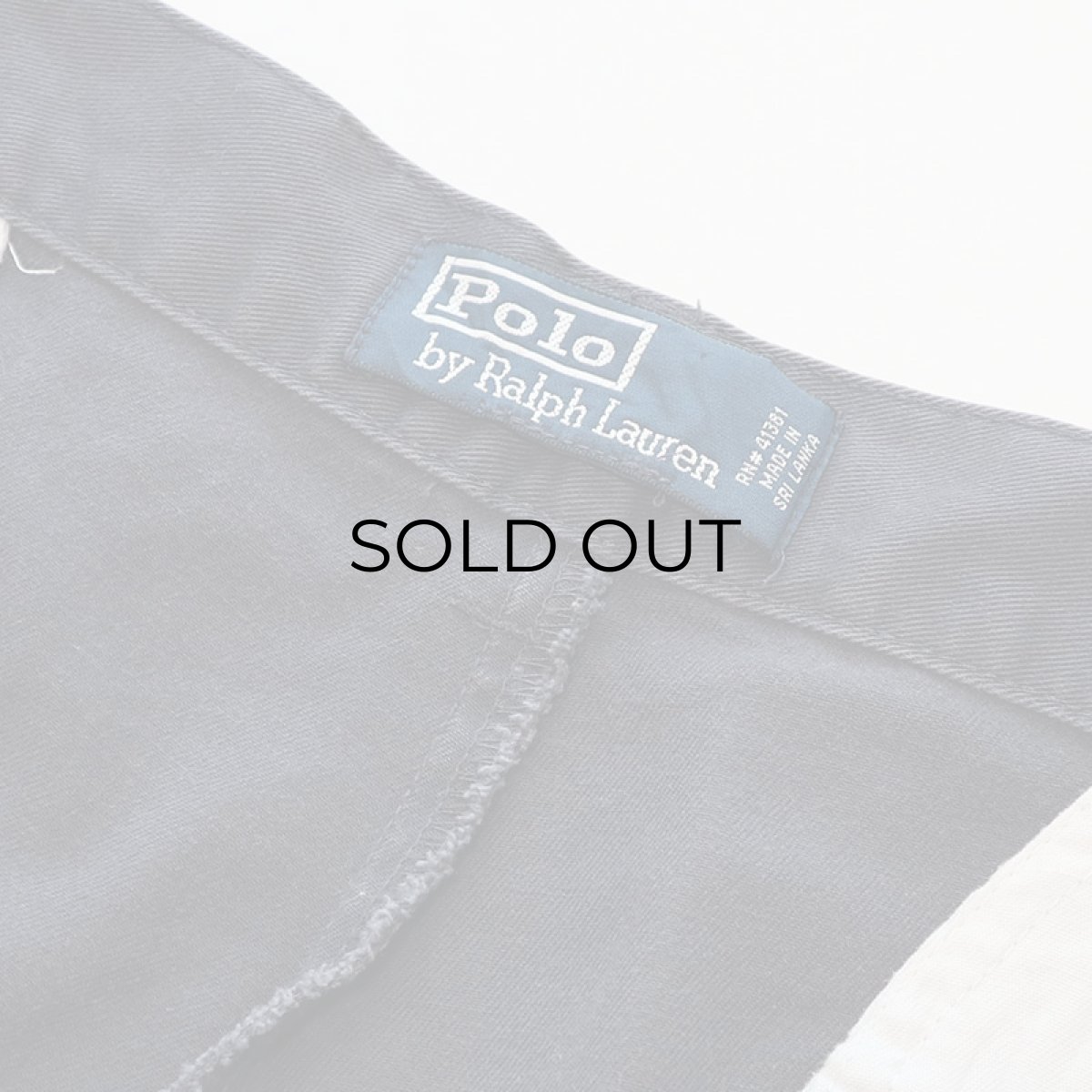 画像7: Polo by Ralph Lauren "POLO CHINO" COTTON TWILL TUCK SHORTS 【W38 程度】 (7)