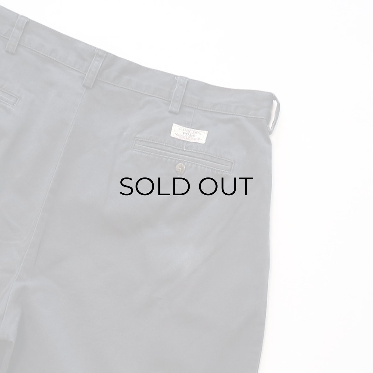 画像5: Polo by Ralph Lauren "POLO CHINO" COTTON TWILL TUCK SHORTS 【W38 程度】 (5)
