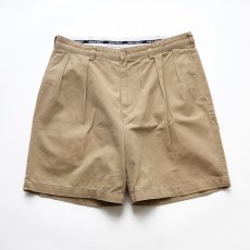 画像1: 90's POLO GOLF COTTON TWILL TUCK SHORTS 【W35 程度】 (1)