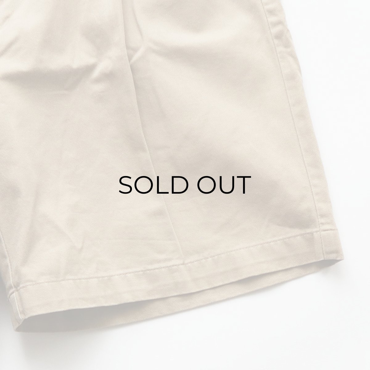 画像5: 90's POLO GOLF COTTON TWILL TUCK SHORTS 【W35 程度】 (5)