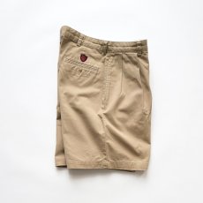 画像2: 90's POLO GOLF COTTON TWILL TUCK SHORTS 【W35 程度】 (2)