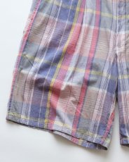 画像5: 〜90's Polo by Ralph Lauren COTTON MADRAS CHECK TUCK SHORTS "MADE IN USA" 【W36 程度】 (5)
