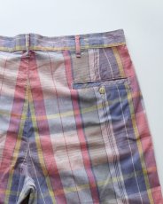 画像6: 〜90's Polo by Ralph Lauren COTTON MADRAS CHECK TUCK SHORTS "MADE IN USA" 【W36 程度】 (6)